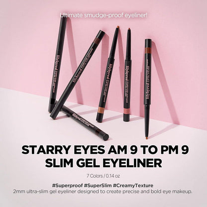 Lilybyred Starry Eyes Am9 to Pm9 Slim Gel Eyeliner 0.14g