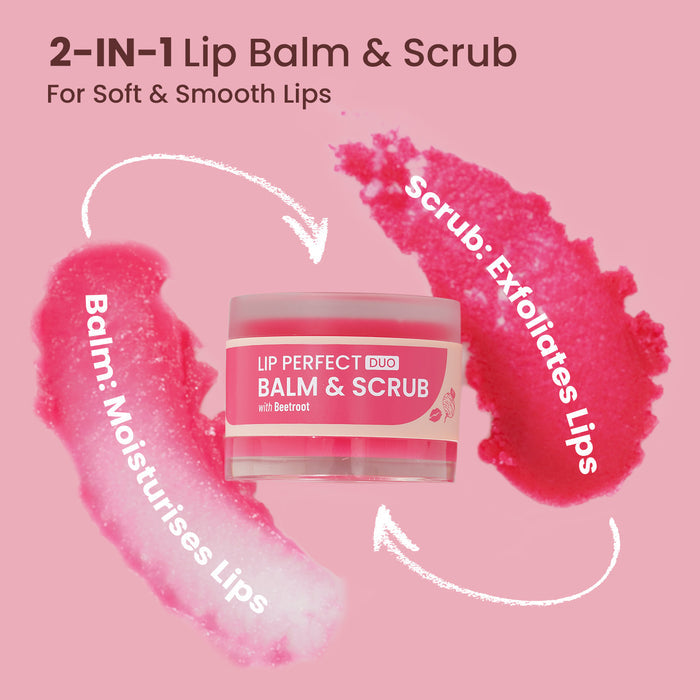 Lip Perfect Duo Balm & Scrub with Coffee Extract