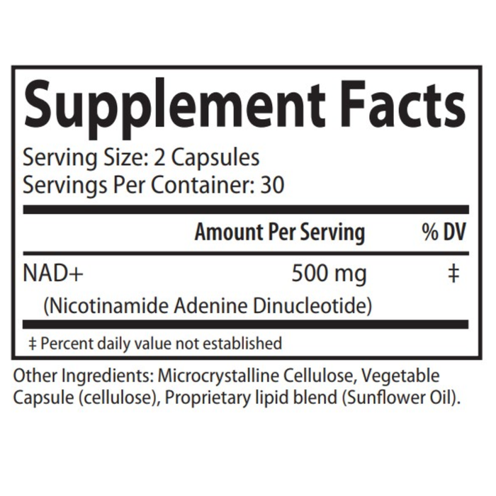 DesBio Liposomal NAD+ supplement for mitochondrial cellular energy healthy aging cognitive and metabolic support