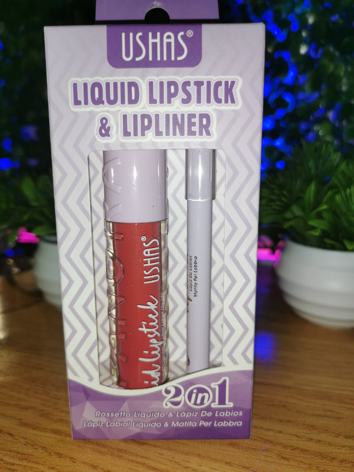 Liquid Lipstick & Lipliner 2 in 1