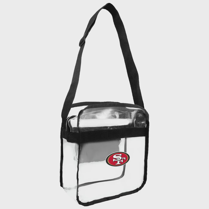 Little Earth NFL Clear Carryall Crossbody - San Francisco 49ers
