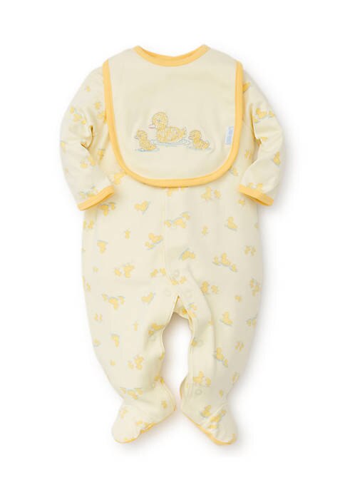 Little Me Little Ducks Footie Yellow