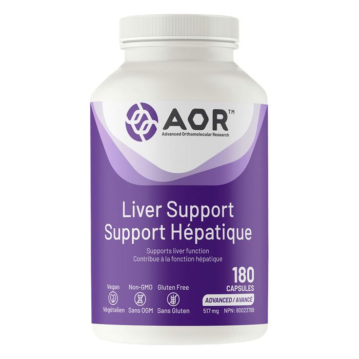 Bottle of AOR Liver Support 180 Capsules