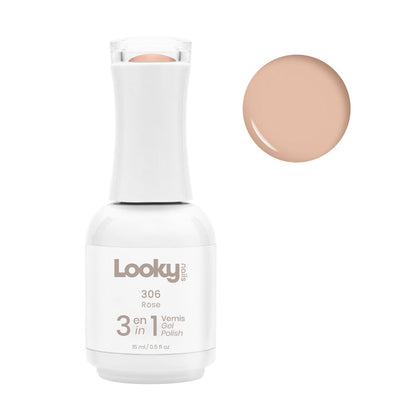 Looky Vernis Gel 3 en 1 #306 Rose