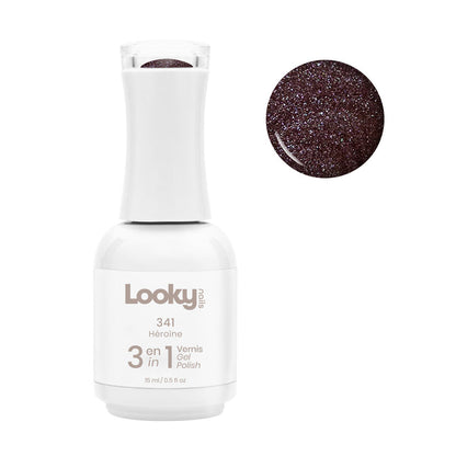 Looky Vernis Gel 3 en 1 #341 Héroïne