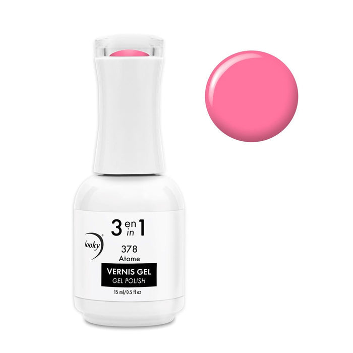 Looky Vernis Gel 3 en 1 #378 Atome (Collection Fluo) (EXCLUSIVITÉ WEB)