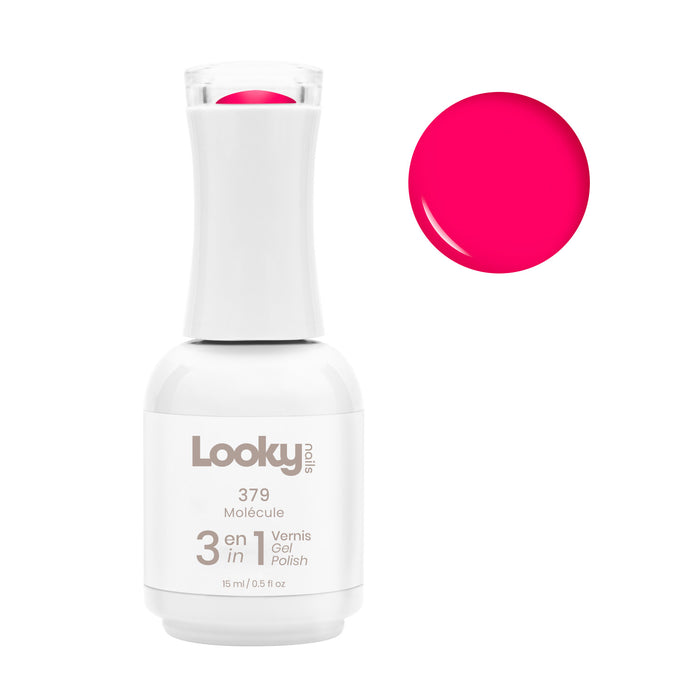 Looky Vernis Gel 3 en 1 #379 Molécule (Collection Fluo)