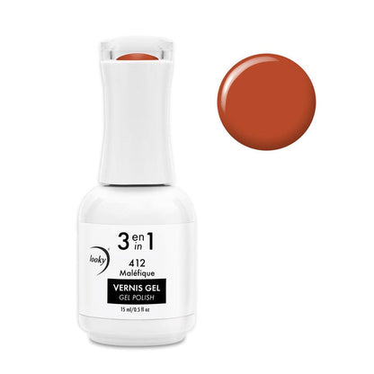 Looky Vernis Gel 3 en 1 #412 Maléfique (Collection Automne)