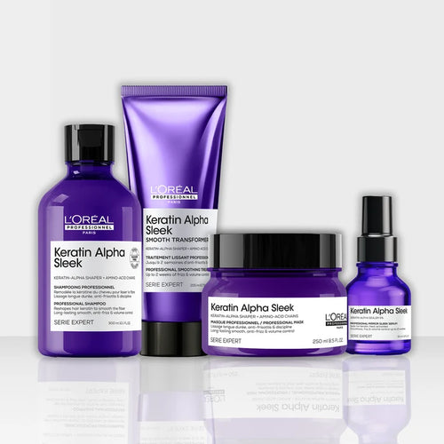 L’Oréal Professionnel Keratin Alpha Sleek Smooth Transformer Bundle