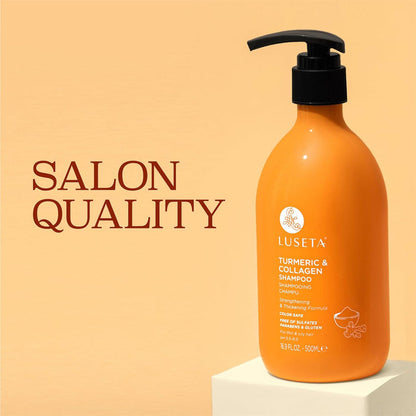 Luseta Turmeric & Collagen Shampoo 500 ml - For Thin & Oily Hair