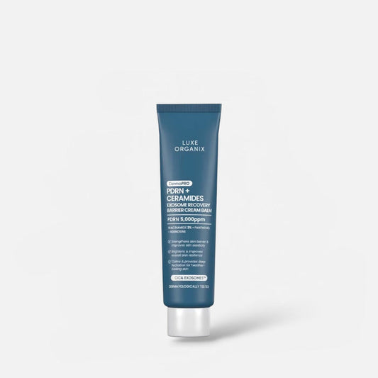 Luxe Organix Derma PRO PDRN + Ceramides Exosome Recovery Barrier Cream Balm 30g لوكس أورغانيكس ديرما برو PDRN + سيراميدات بلسم كريم إصلاح الحاجز بالبروتينات الخارجية (إكسوسوم) - Princess Cosmetics Qatar