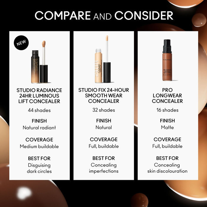 MAC Cosmetics  Studio Radiance 24HR Luminous Lift Buildable Hydrating Radiant Concealer - NW58 NIB