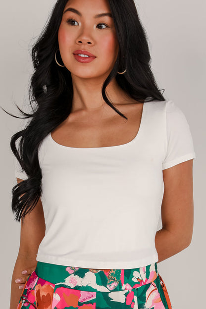 Maggie Everyday Cropped Tee