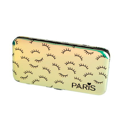 Magnetic Case with Diamond cut Professional Tweezers Set