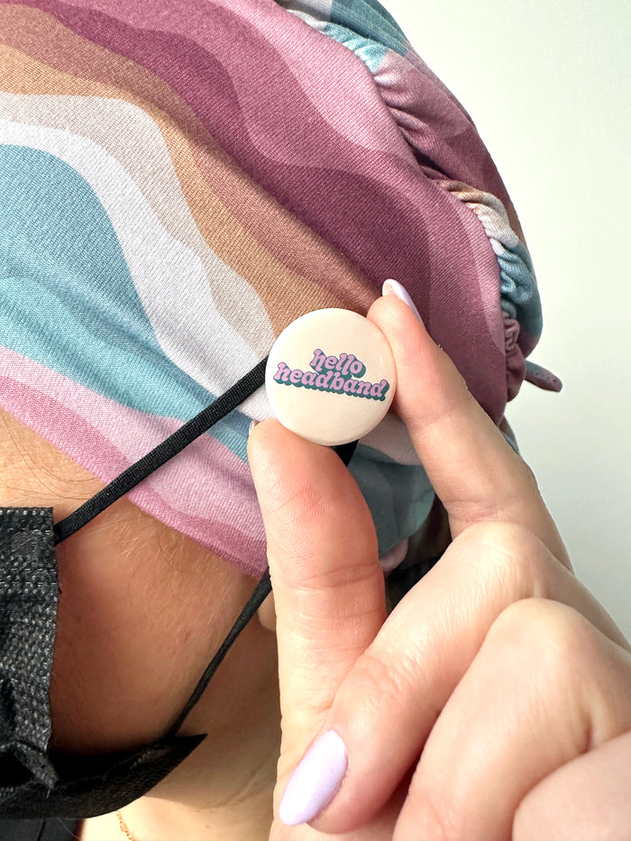Magnetic Mask Buttons