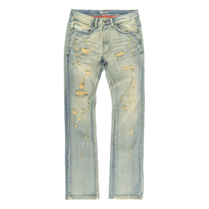Makobi Bionco Dirt Ripped Denim Jeans (M1753)