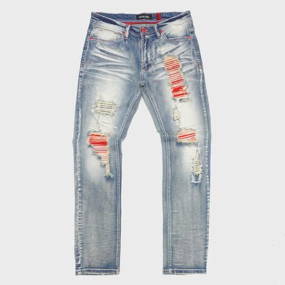 Makobi Leaders Light Wash Denim Jeans (M1990)