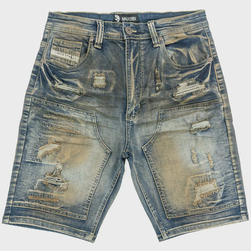 Makobi Prego Antique Denim Shorts (M904)