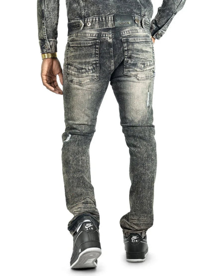Makobi Prego Black Wash Denim Jeans (M1900)
