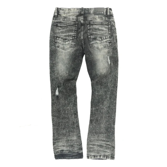 Makobi Prego Black Wash Denim Jeans (M1900)