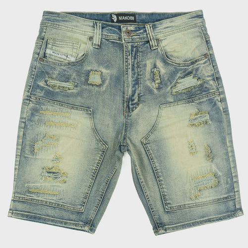 Makobi Prego Dirt Denim Shorts (M904)