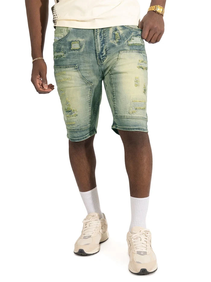 Makobi Prego Dirt Denim Shorts (M904)