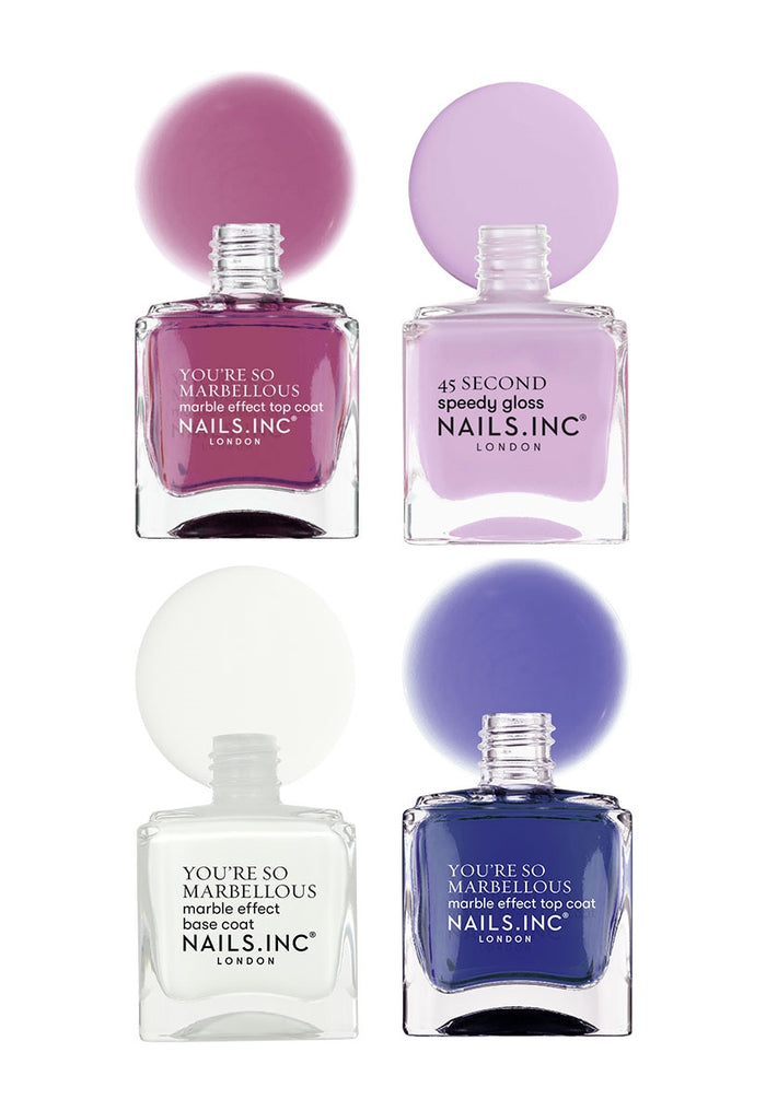 Marble Moment 4-Piece Nail Polish Set