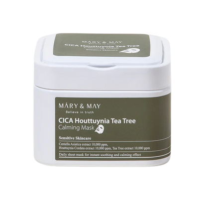 Mary&May Cica Houttuynia Cordata Tea Tree Calming Mask Pack 30 sheets