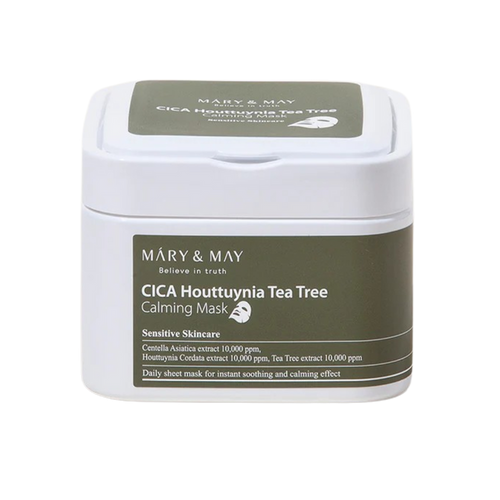Mary&May Cica Houttuynia Cordata Tea Tree Calming Mask Pack 30 sheets