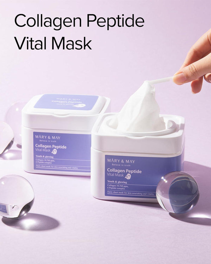 Mary&May Collagen Peptide Vital Mask 30 sheets