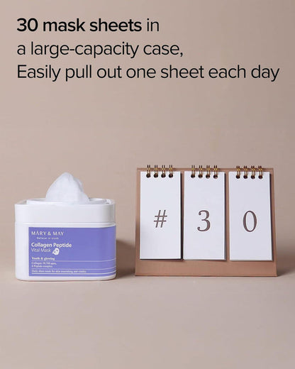 Mary&May Collagen Peptide Vital Mask 30 sheets