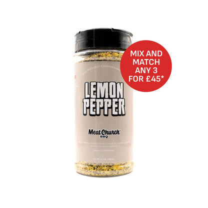 Meat Church Gourmet Lemon Pepper Seasoning - 12oz (340g)