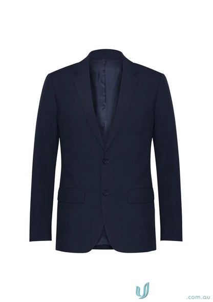 Navy blue mens classic jacket from Biz Collection Mens, perfect for corporate offices