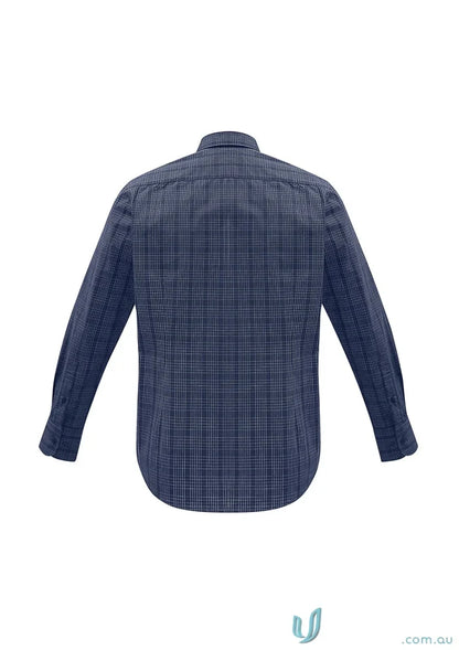 Blue plaid Harper LS Shirt from Biz Collection Mens long sleeve shirt lineup