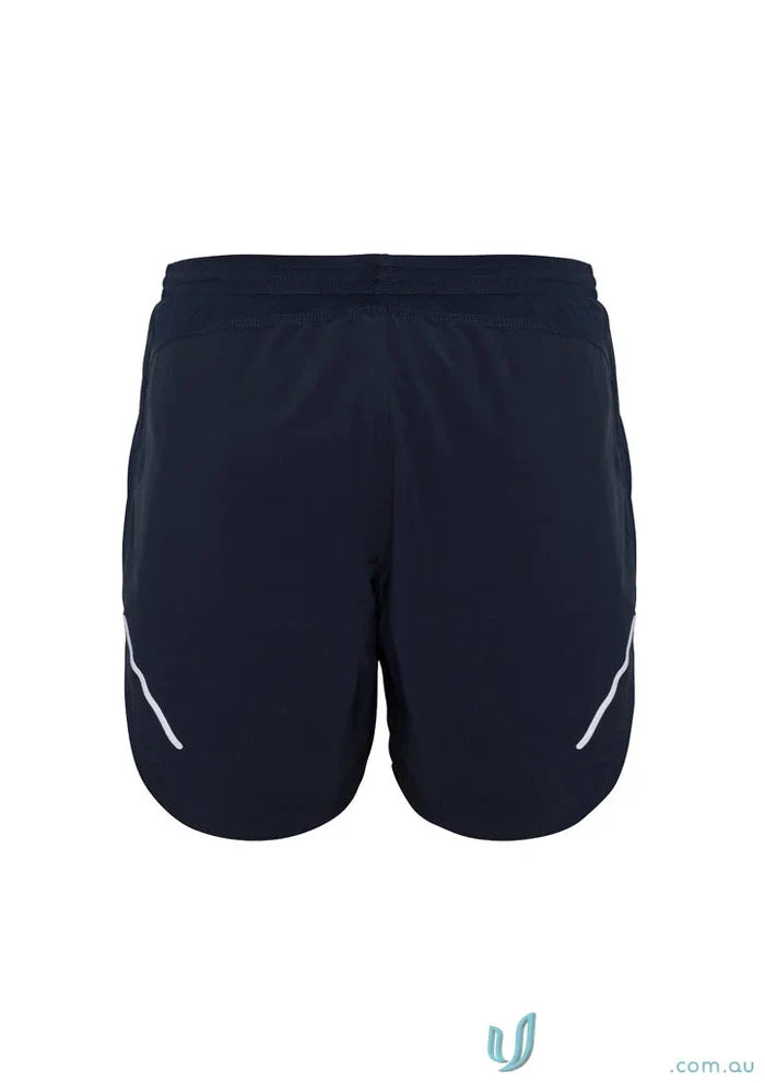 Mens Tactic Shorts navy blue athletic shorts with mesh panels and st511m design