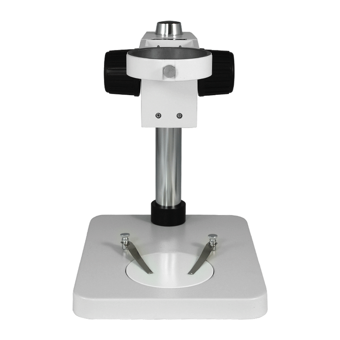 Microscope Post Stand, 76mm Coarse Focus Rack (Small) White