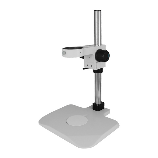 Microscope Post Stand, 83mm Coarse Focus Rack, SKU ST02011103, three quarter front view