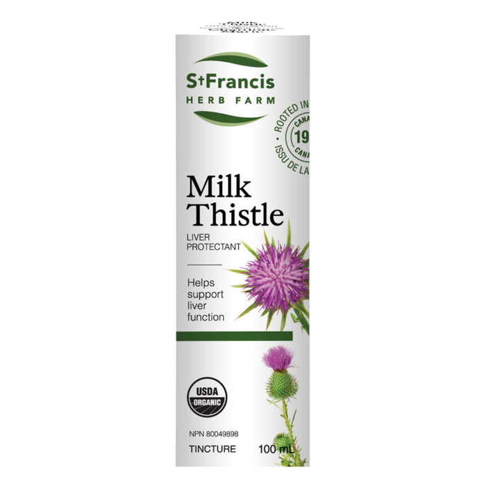Box of St. Francis Herb Farm Milk Thistle 100ml