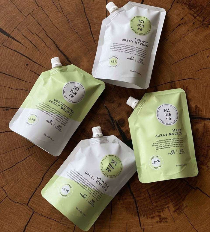 Mïmare Mask Curly Method nourishing hair mask for wavy and curly hair with 97% natural ingredients and eco-friendly packaging