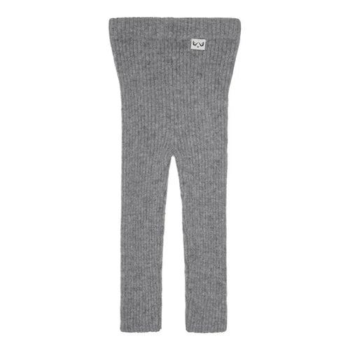 Minilux cashmere rib leggings grå-0