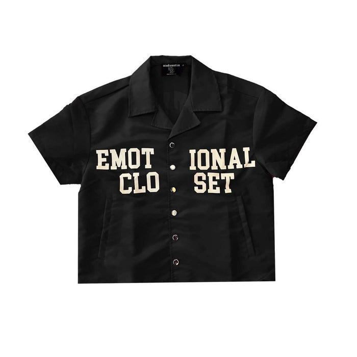 Mixed Emotion "Backyard" Black Nylon Shirt