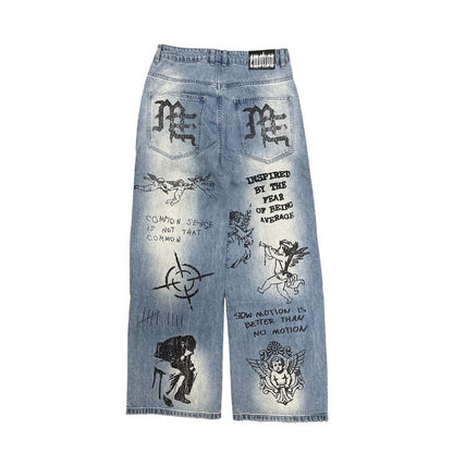 Mixed Emotion "Canvas" Blue Denim Jeans