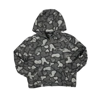 Mixed Emotion "Carpenter" Black Zip Up Jacket