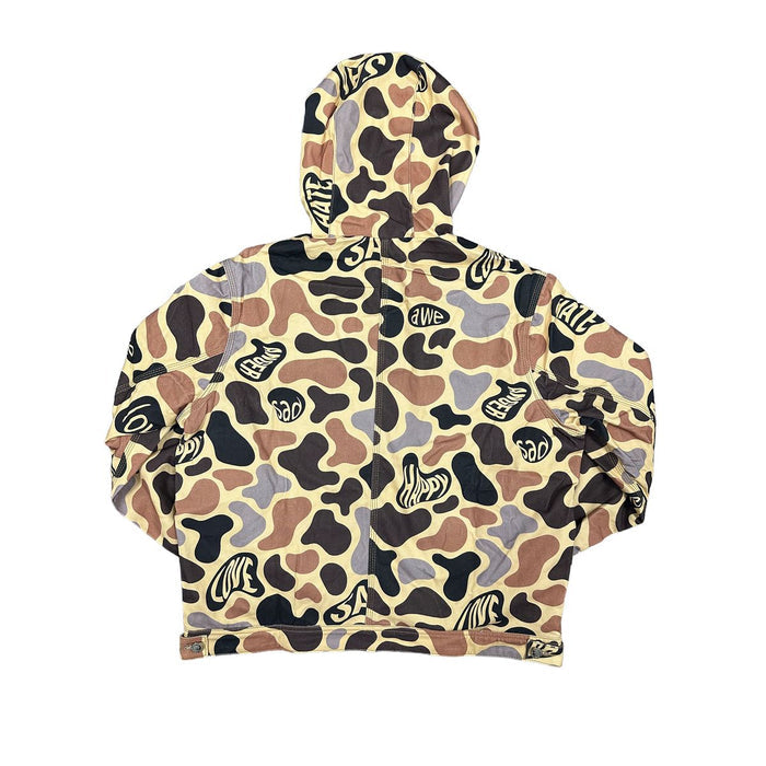 Mixed Emotion "Carpenter" Cream Zip Up Jacket