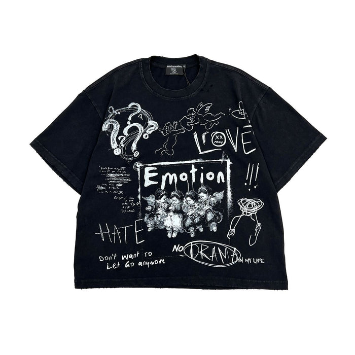 Mixed Emotion "Chaos" Black Tee