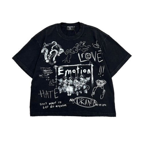 Mixed Emotion "Chaos" Black Tee