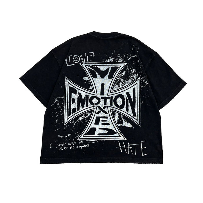 Mixed Emotion "Chaos" Black Tee