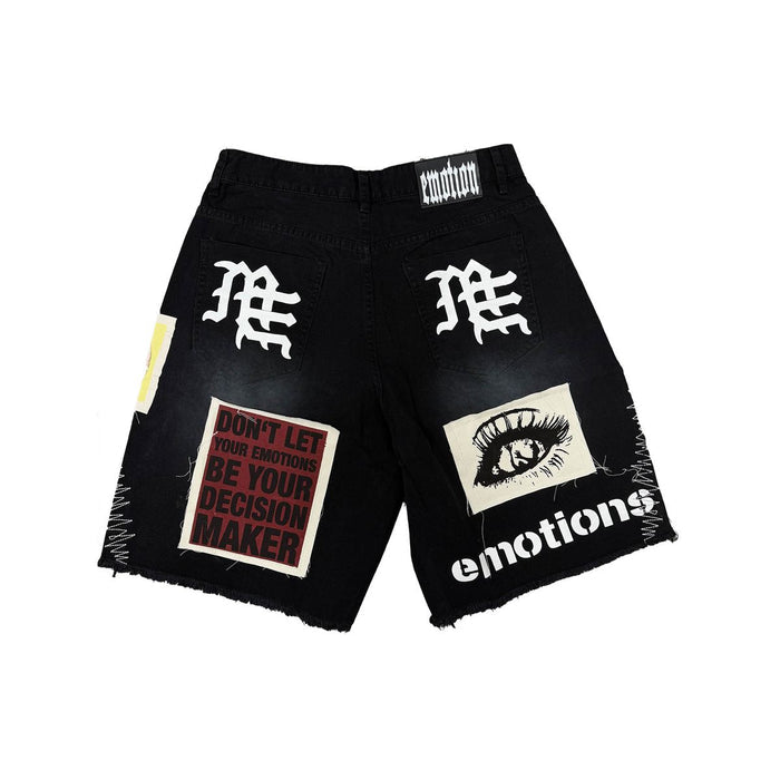Mixed Emotion "Chaos" Carpenter Black Shorts