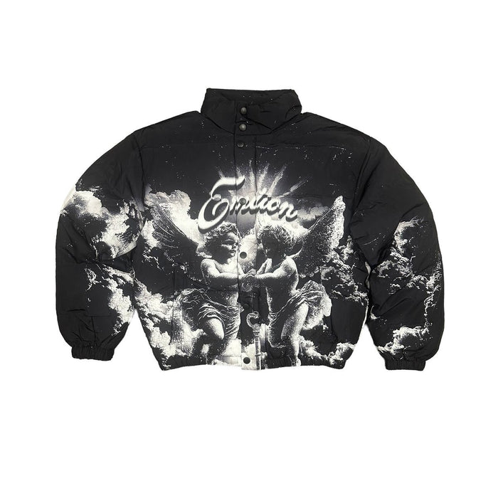 Mixed Emotion "Cloud" Black Puffer Jacket