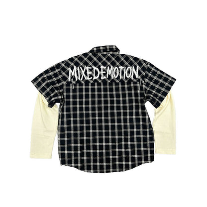 Mixed Emotion "Dreams" Black Long Sleeve Flannel
